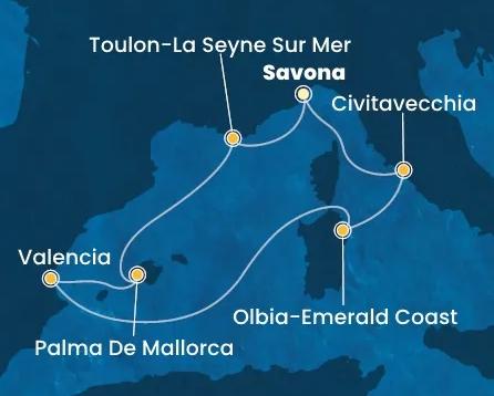 Csoportos hajóút: Baleár és Tirrén-tengeri ékkövek
