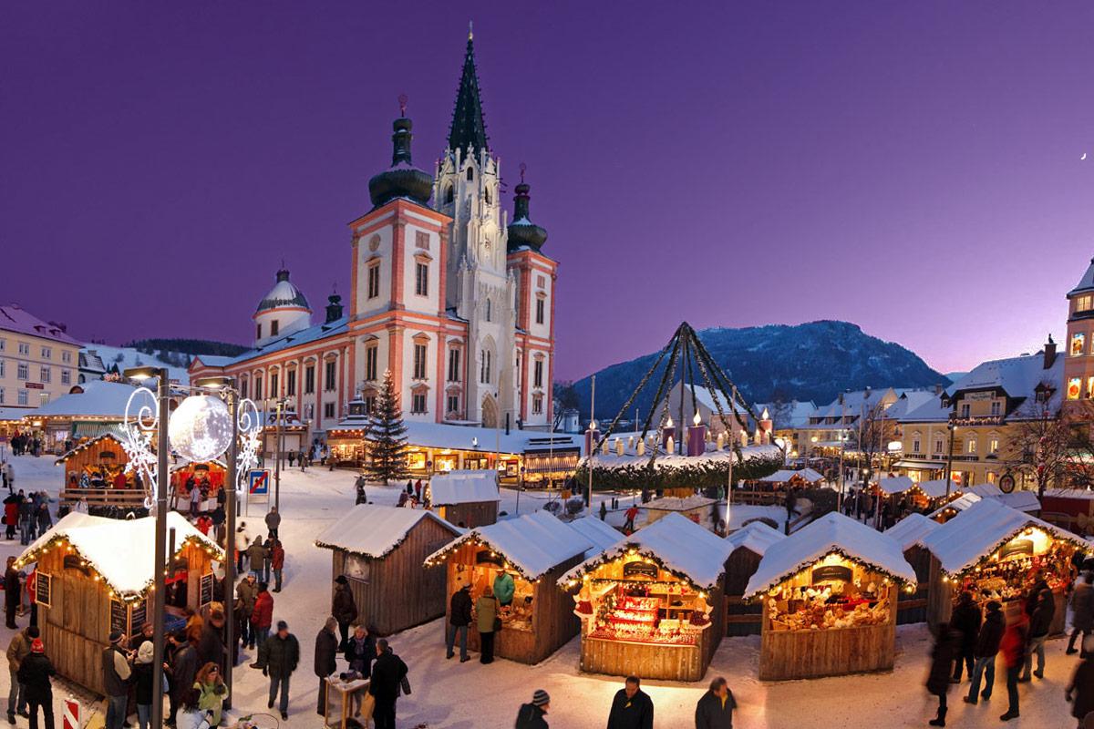 Semmeringi vonatozás és Mariazell Advent idején