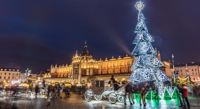 Adventi forgatag Krakkóban 