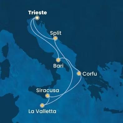 MEDITERRÁN MOZAIK! Costa Deliziosa csoportos hajóút magyar idegenvezetővel