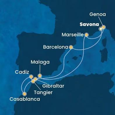 HELLÓ MAROKKÓ! Costa Diadema csoportos hajóút magyar idegenvezetővel