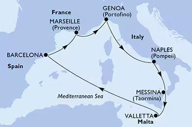 MEDITERRÁN ÉLMÉNYEK - MSC World Asia csoportos hajóút magyar idegenvezetővel | HJTD - HAJÓUTAD