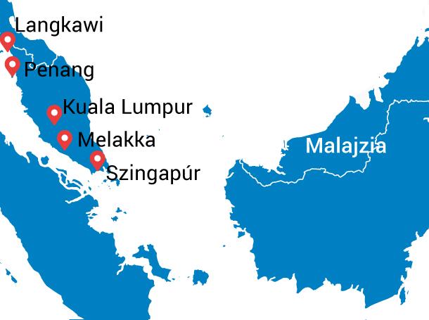 Malajzia - Szingapúr, pihenéssel Langkawi-szigetén - magyar nyelvű idegenvezetéssel