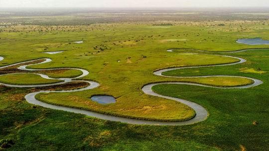 Busmanok földje, Viktória vízesés, Okavango delta