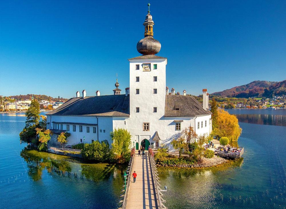 2 napos ausztriai kirándulás – Hellbrunni-kastély, Salzburg, Hallstatt, Ort vízi kastélya