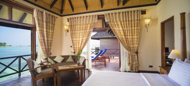 Water Villa bedroom