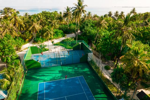 Paddle Tennis Court Aerial