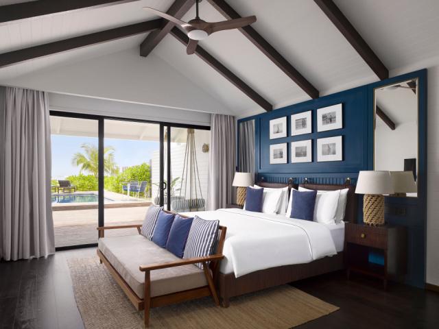 Villa Nautica - Deluxe Beach Pool Villa - Bedroom - 4K