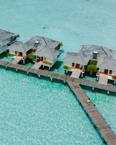Villa Park - Lifestyle - Water Villa Aerial - Large