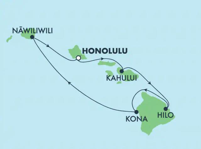 Pride of America - 7 éjszakás Hawaii hajóút Honolulu-ból