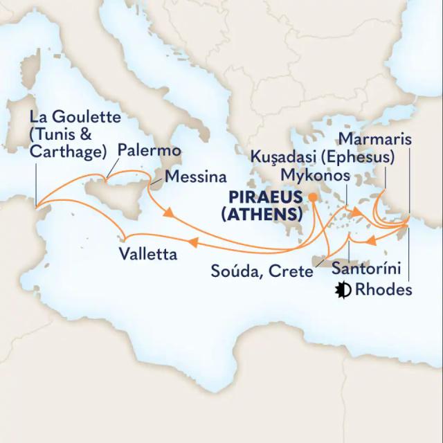 MS Nieuw Statendam - 14 éjszakás kelet-mediterrán hajóút Törökország érintésével