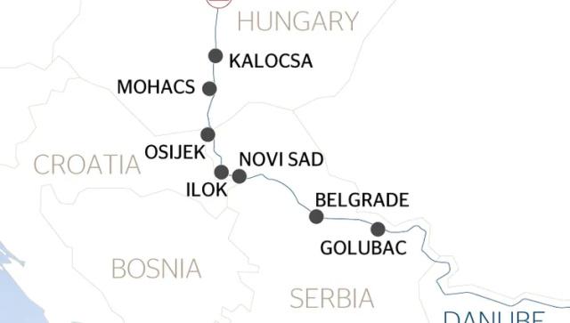 Folyami hajóút - A Vaskapu-szoros - Ms Modigliani / csoportos hajóút magyar nyelvű idegenvezetéssel
