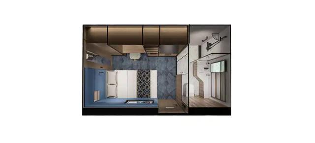 egyágyas studio