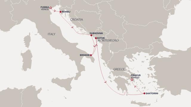 Explora II luxus hajózás - 7 éjszakás adriai álom és égei csodák hajóút