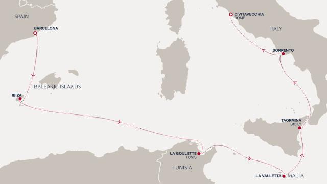 Explora I luxus hajózás - 7 éjszakás hajóút a mediterrán életérzés jegyében
