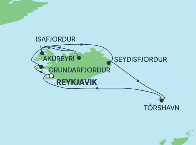 Norwegian Star – 7 éjszakás izlandi hajóút / Napfogyatkozás 2026