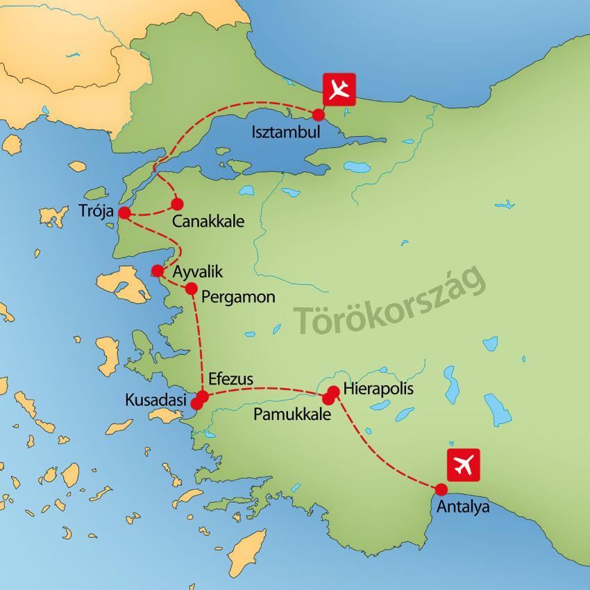 Isztambultól Antalyáig 2026
