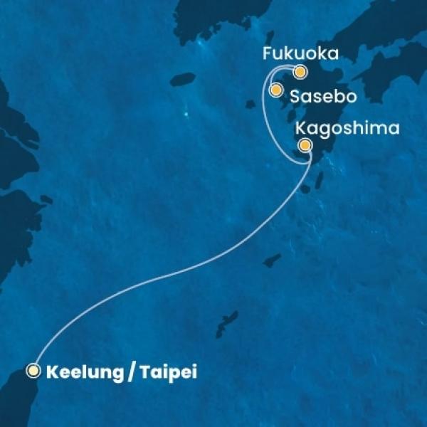 Costa Serena - Taiwan, Japán